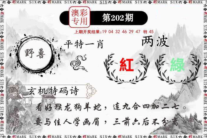 澳门专用 第202期