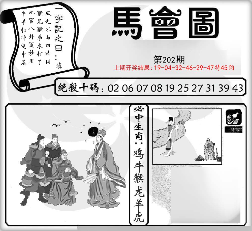 马会图 第202期