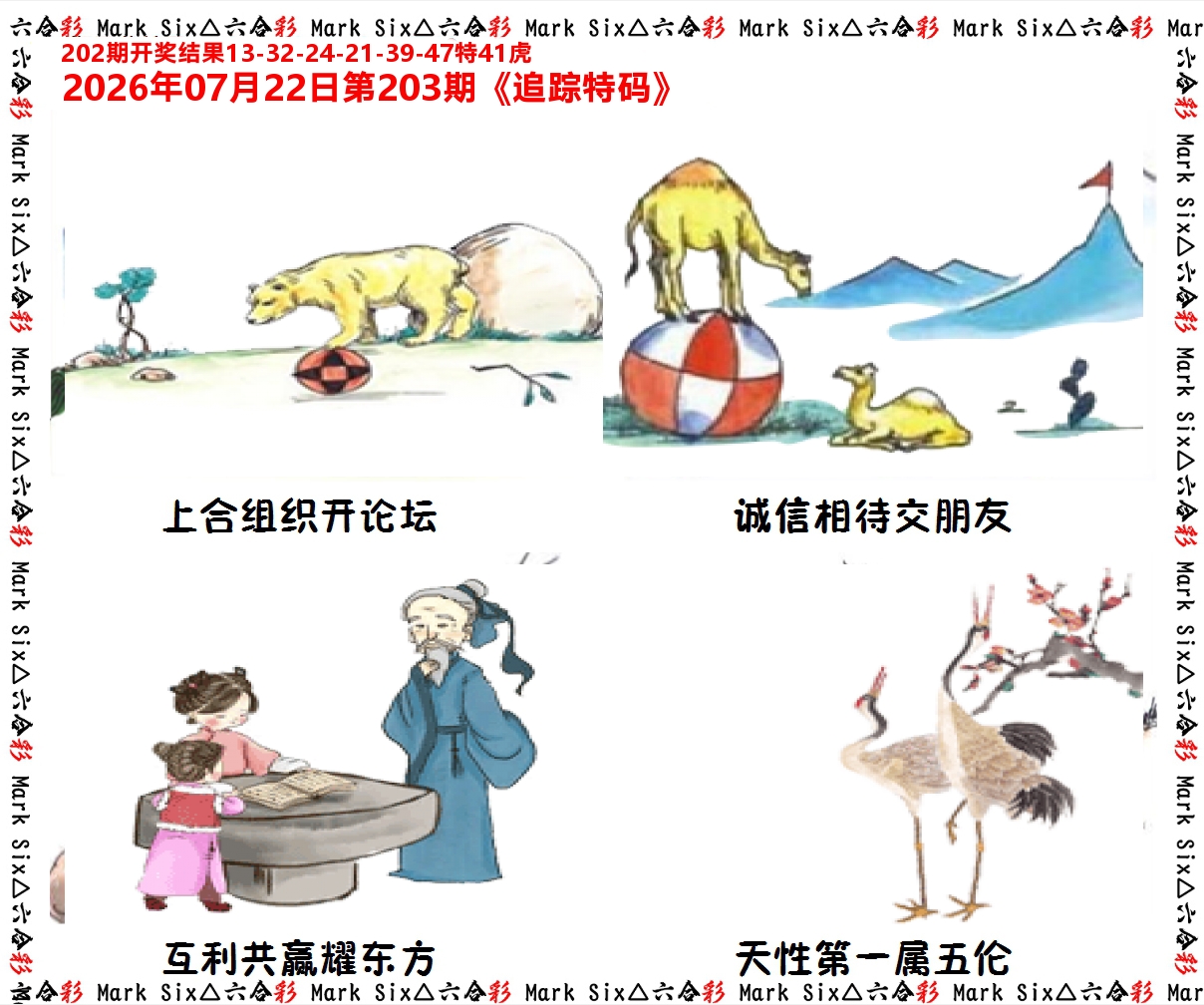 追踪特码 第203期