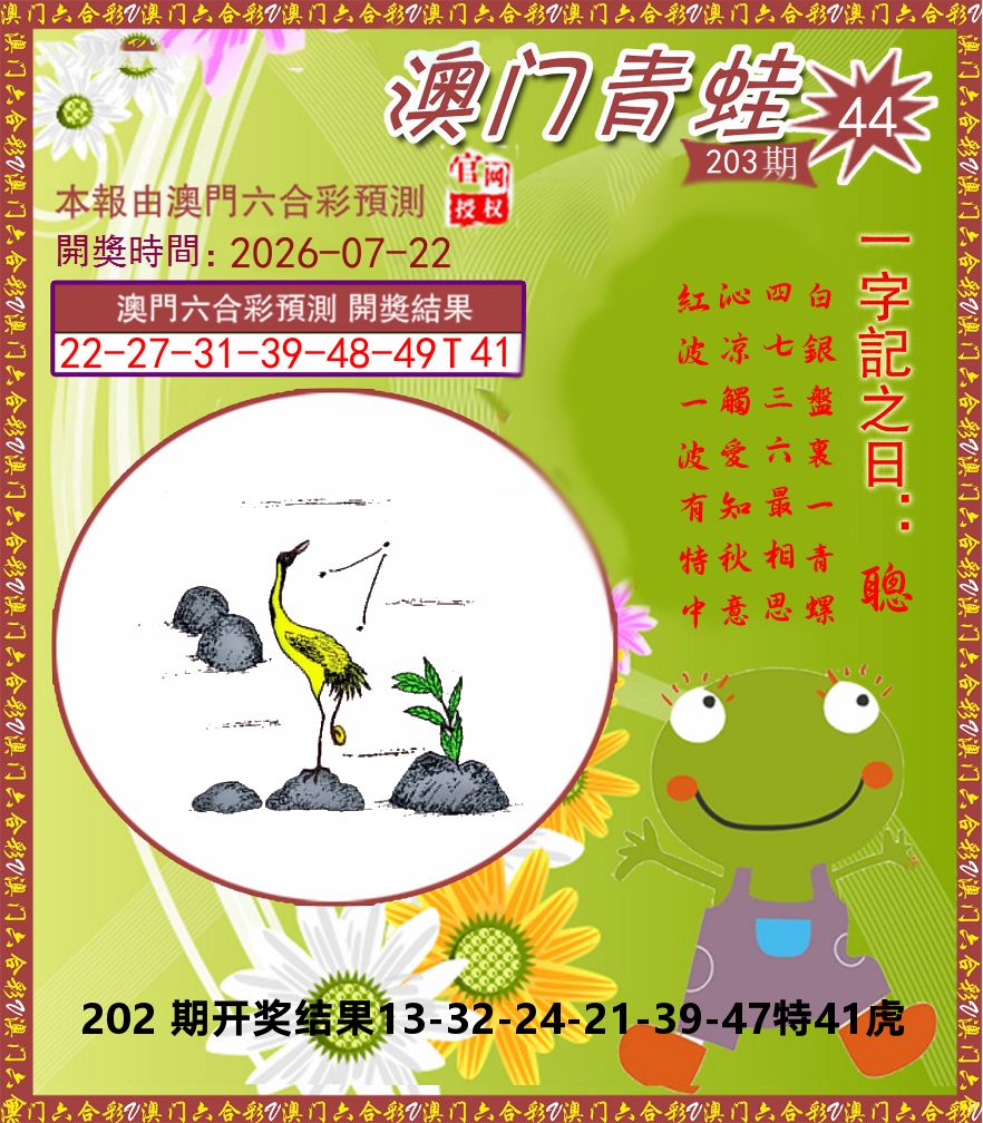 青蛙系列44 第203期