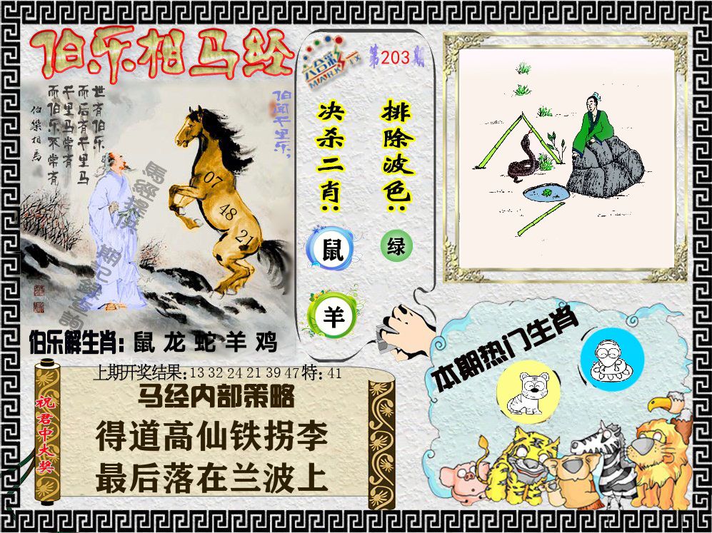 伯乐相马经 第203期