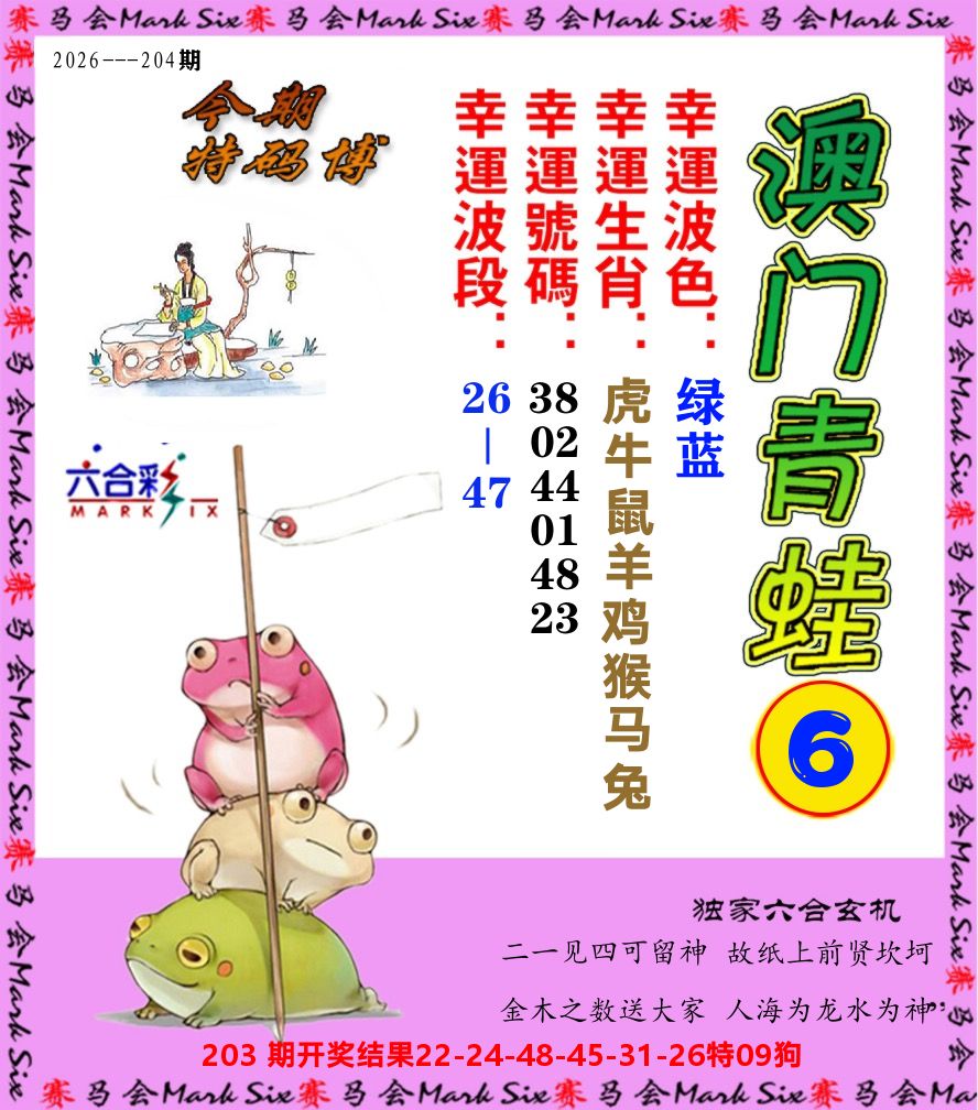 青蛙系列6 第204期