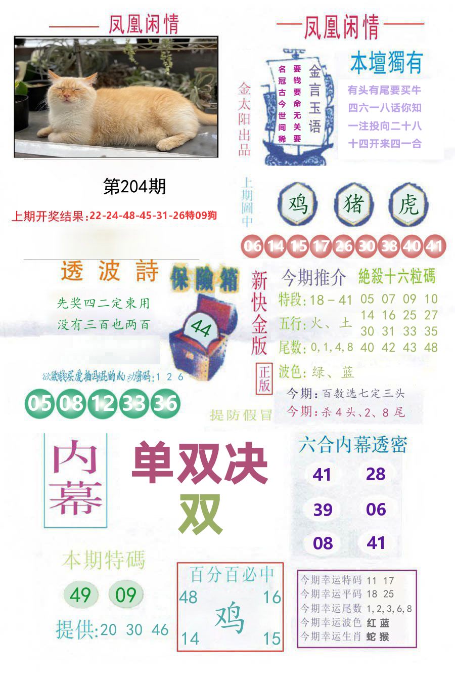 凤凰闲情 第204期