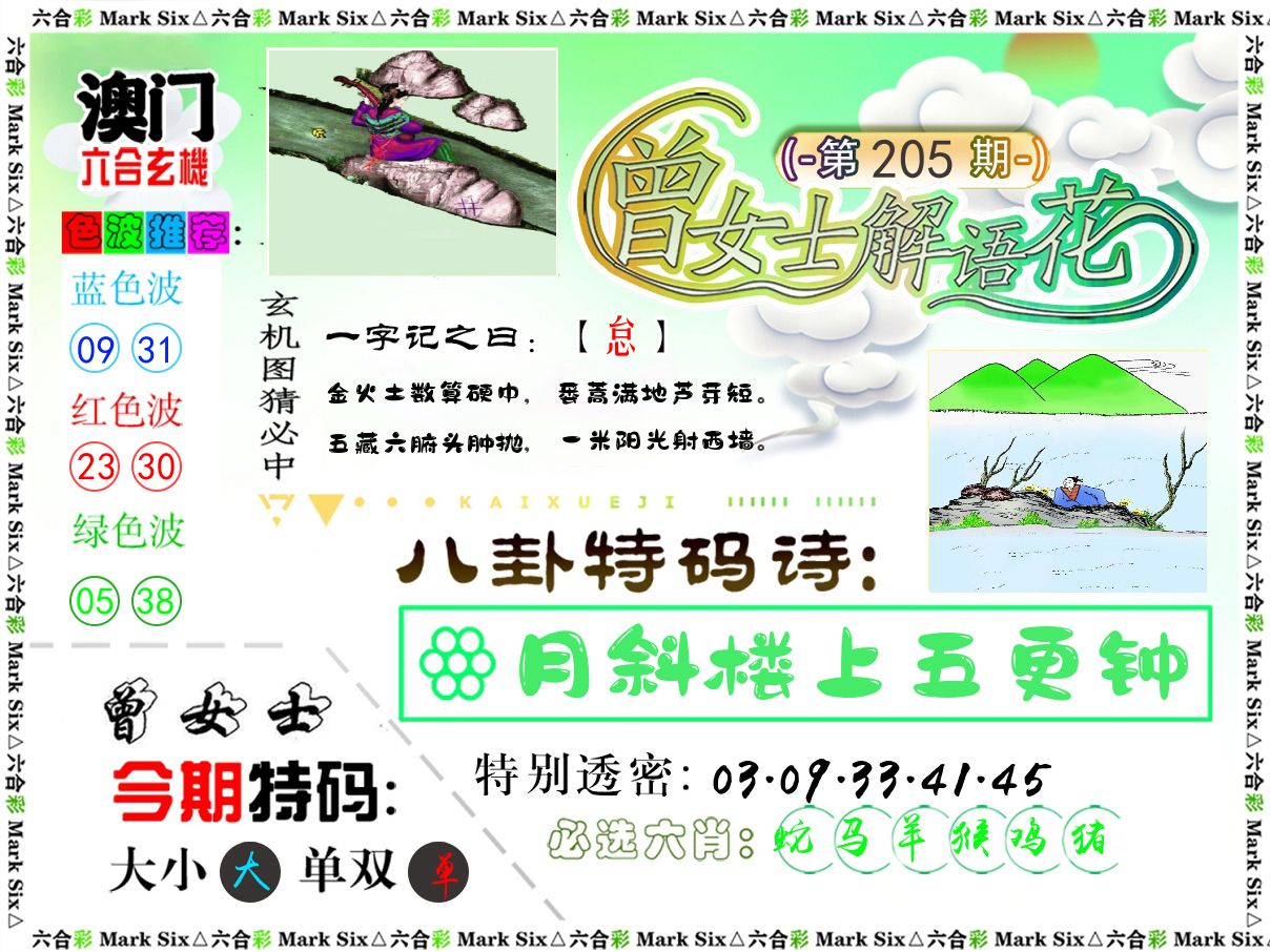 曾女士解语花 第205期