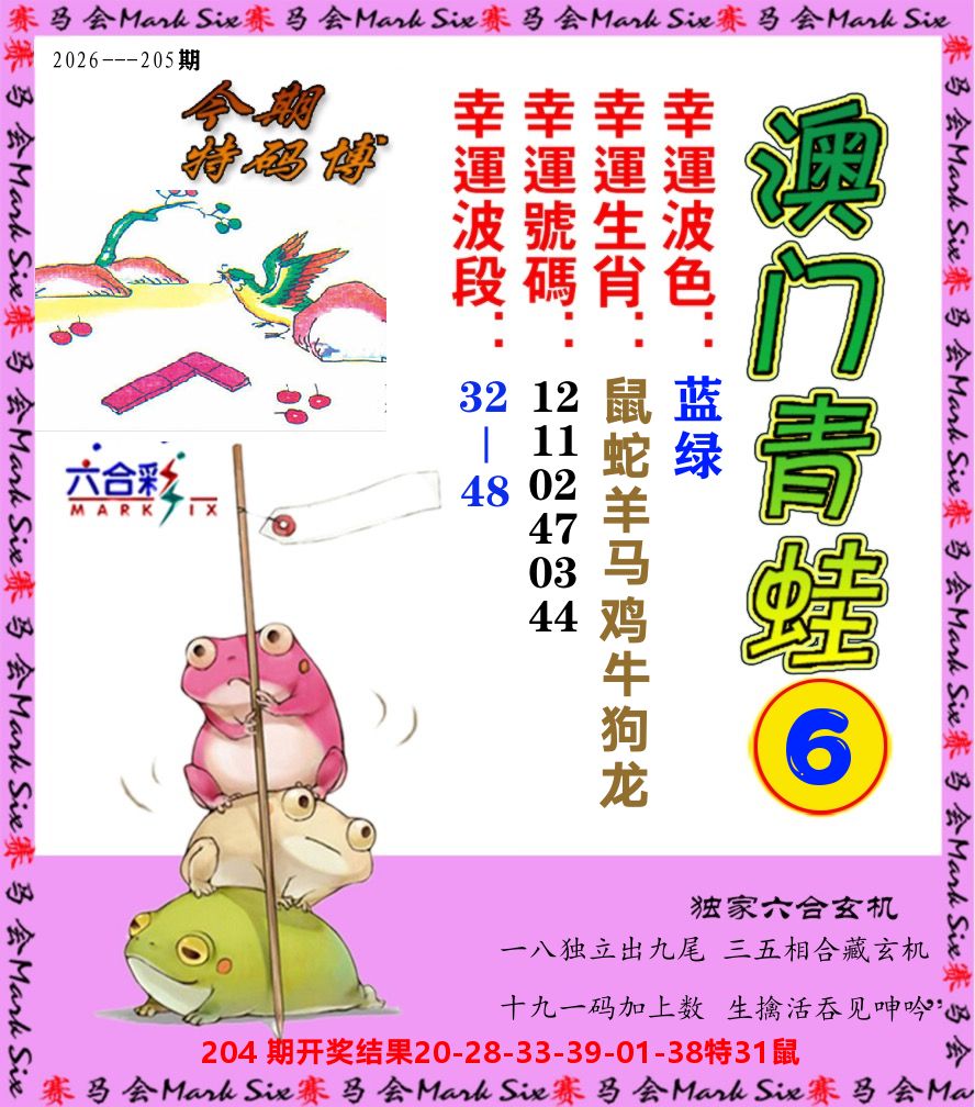 青蛙系列6 第205期