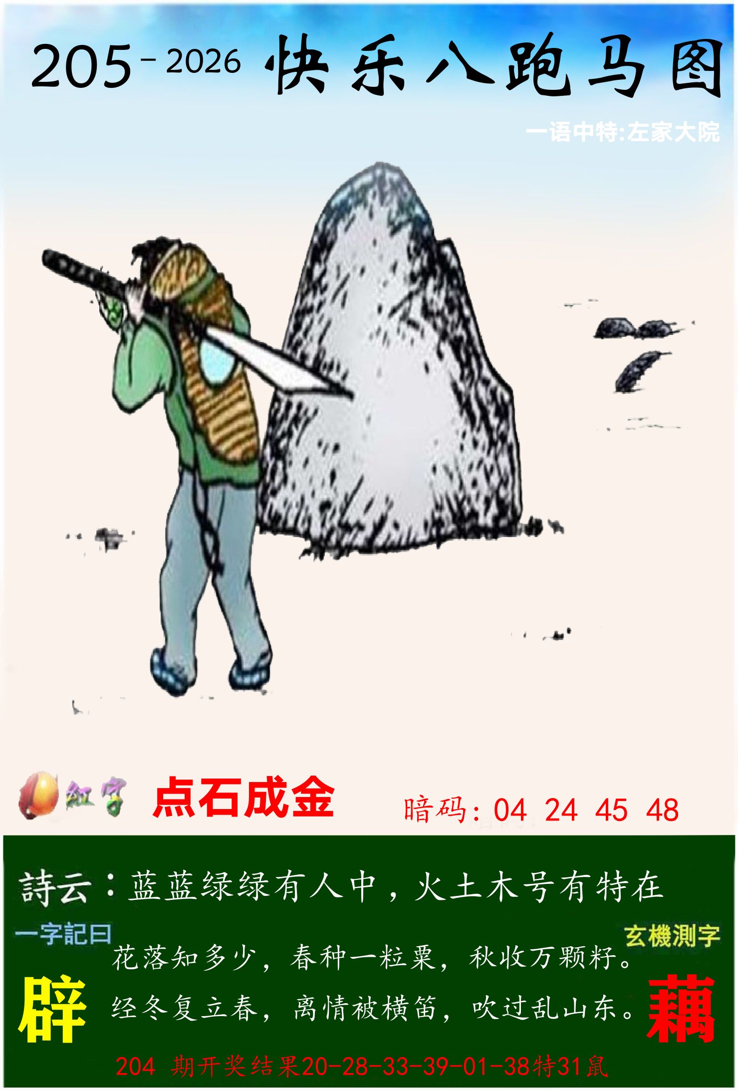 澳门跑马 第205期