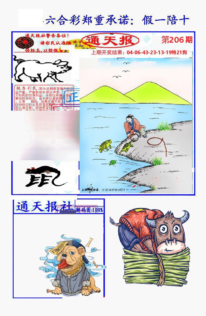 通天报 第206期