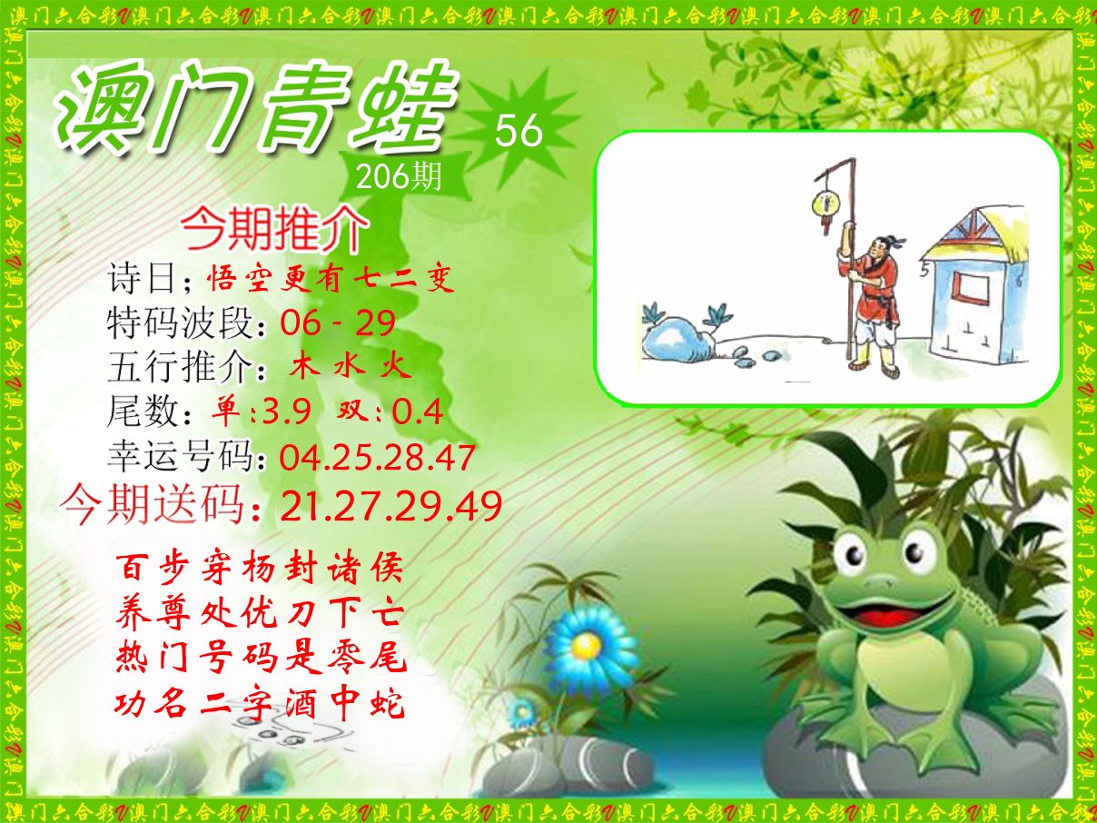 青蛙系列56 第206期