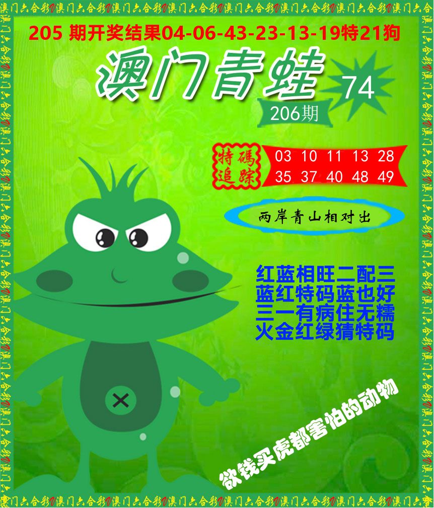 青蛙系列74 第206期