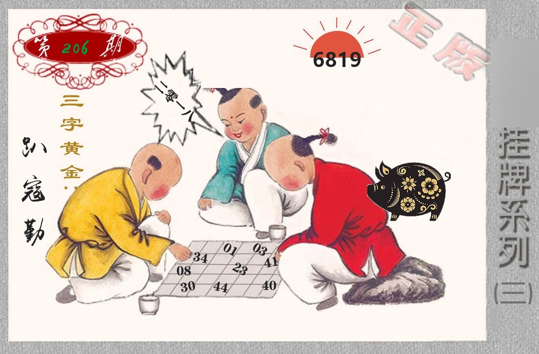 挂牌系列3 第206期