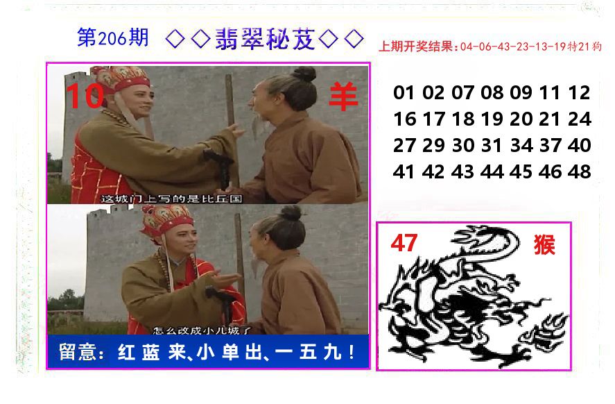 翡翠秘芨 第206期