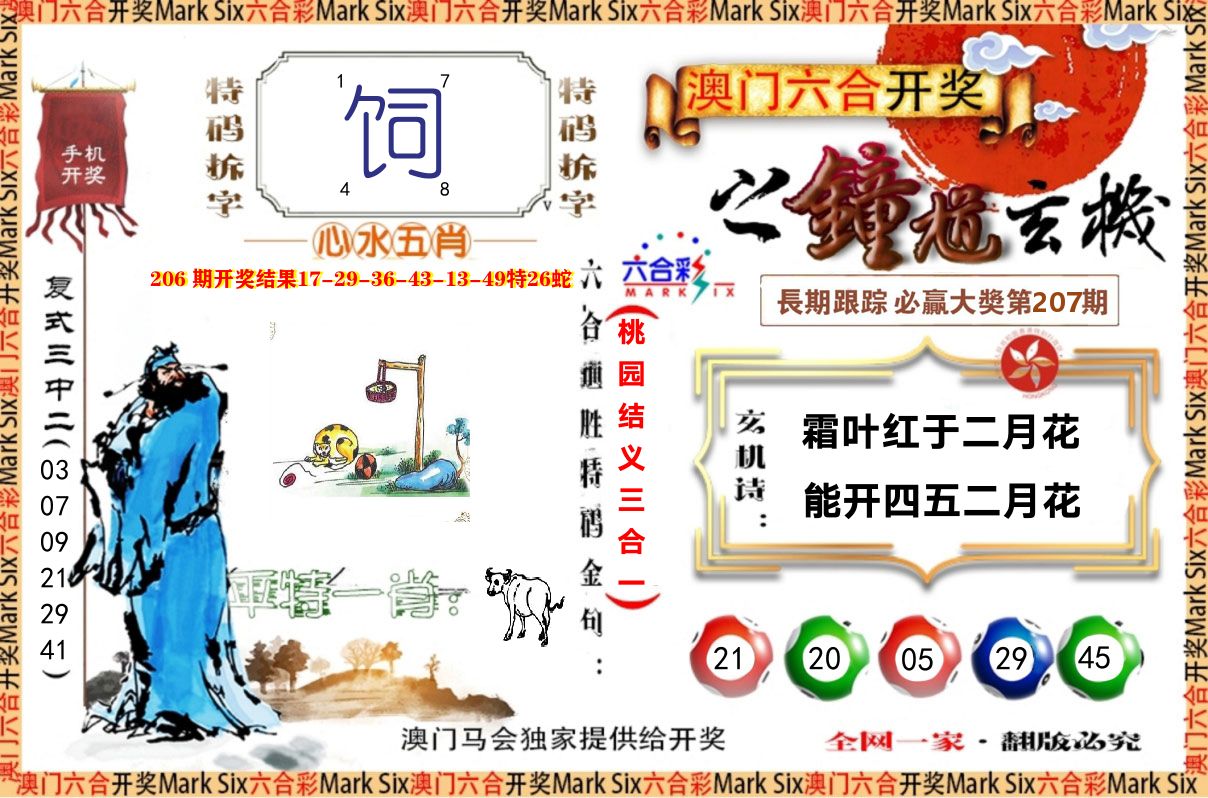 钟道玄机 第207期