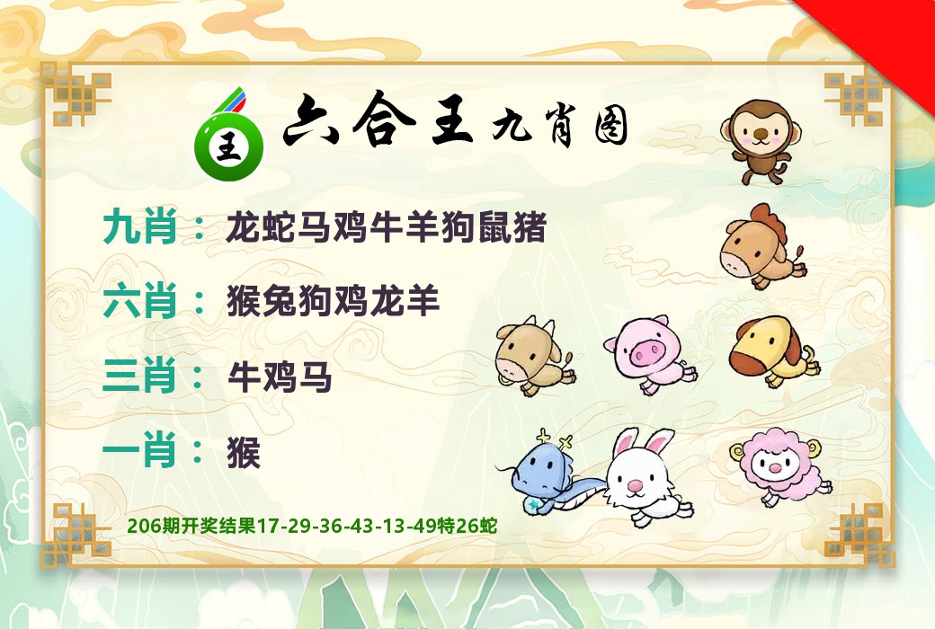 六合王九肖图 第207期