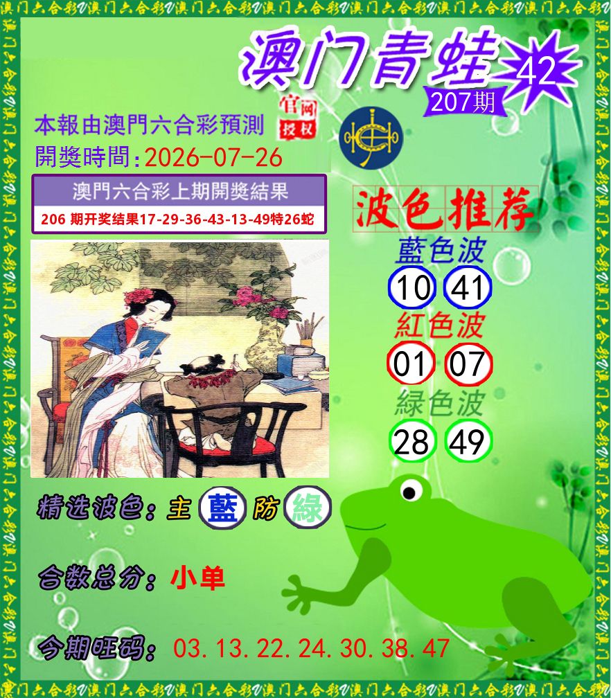 青蛙系列42 第207期
