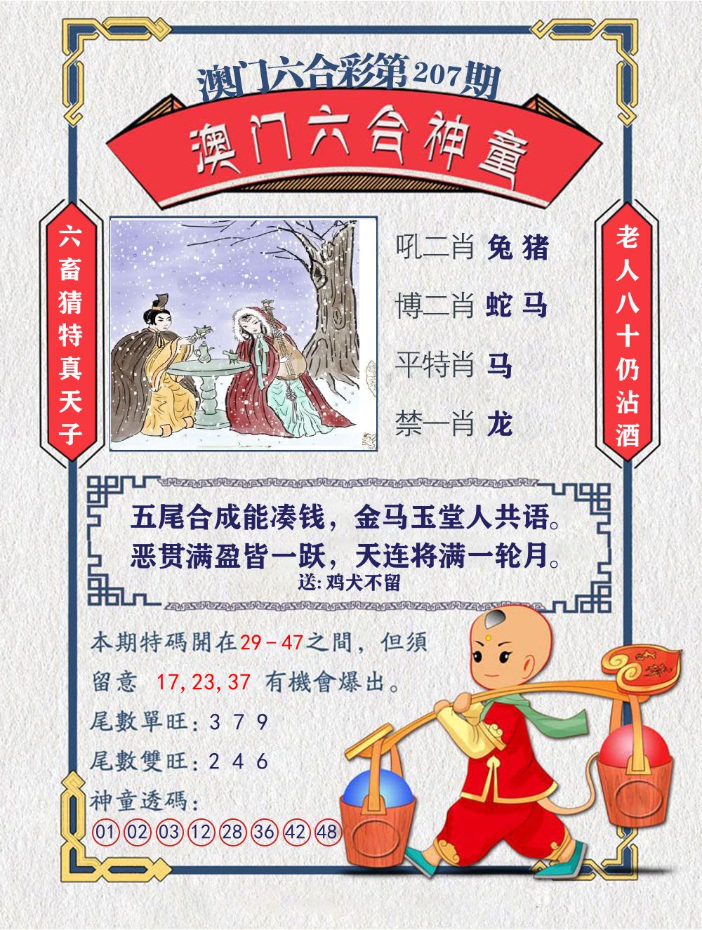 六合神童 第207期