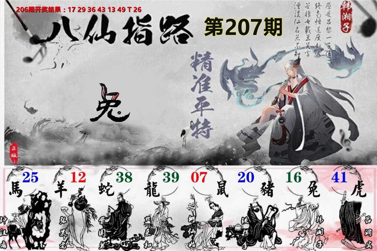 八仙指路 第207期