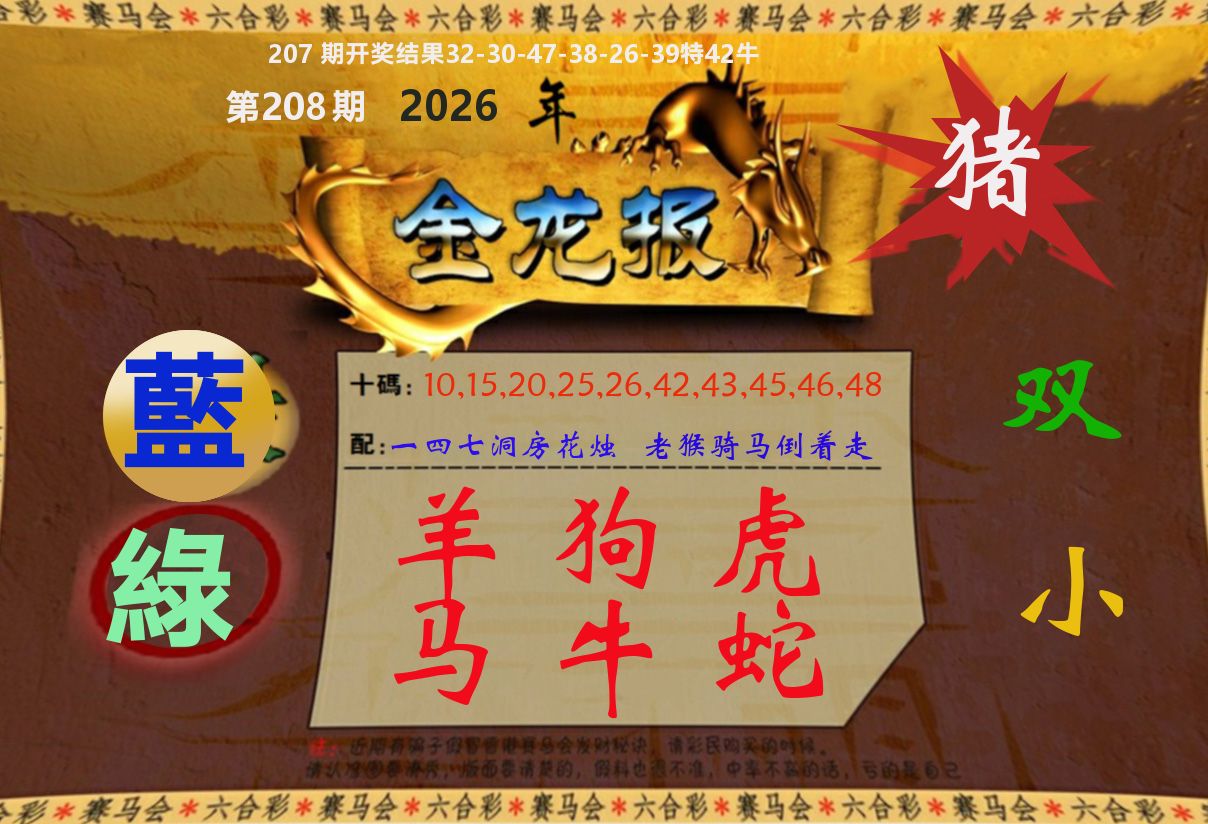金龙报 第208期
