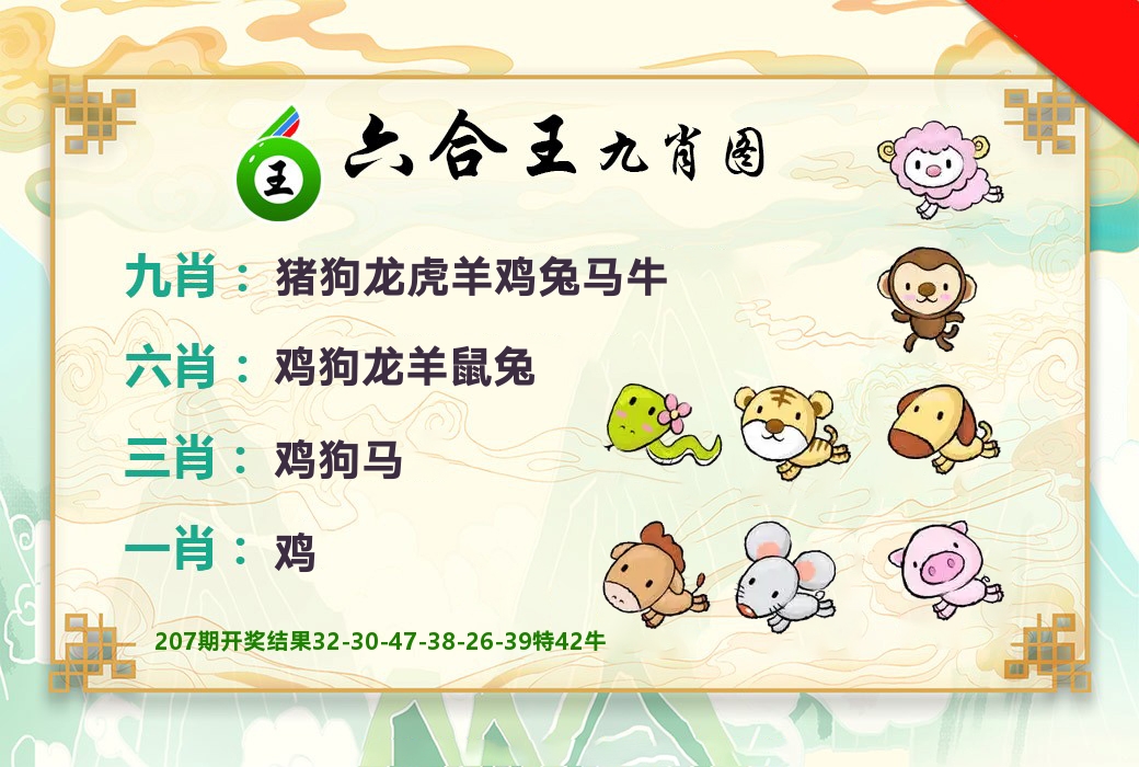 六合王九肖图 第208期