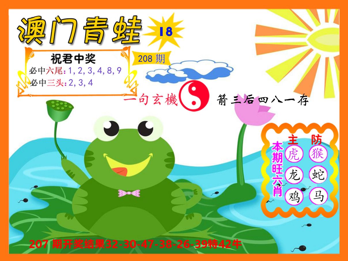 青蛙系列18 第208期