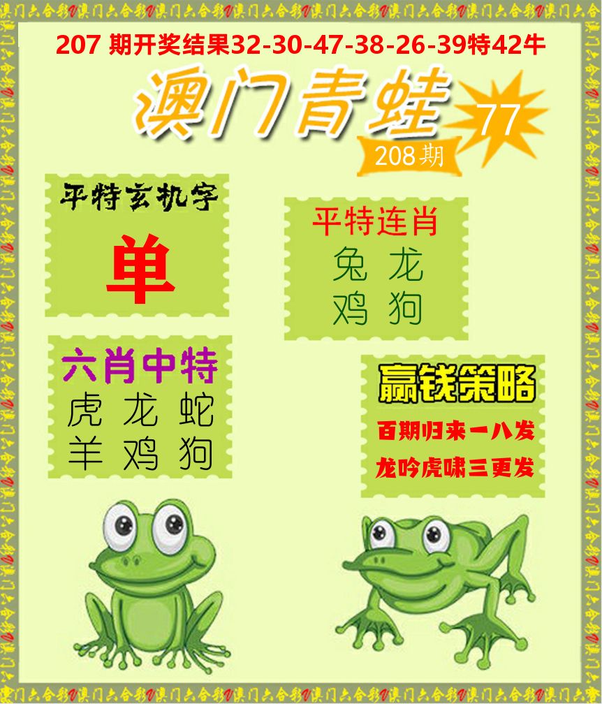 青蛙系列77 第208期