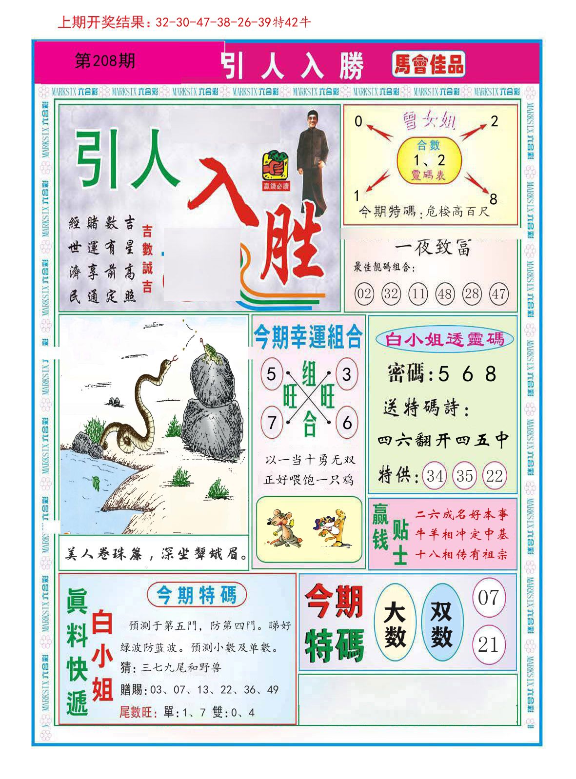 引人入胜 第208期