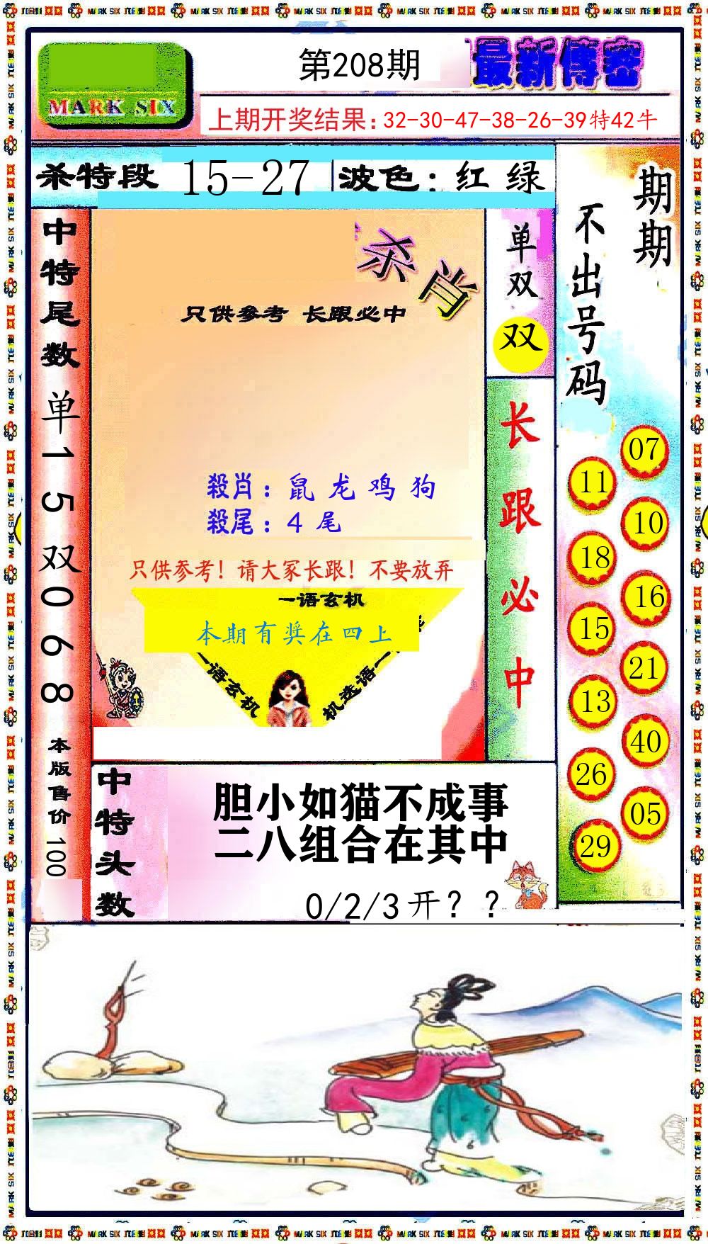最新传密 第208期