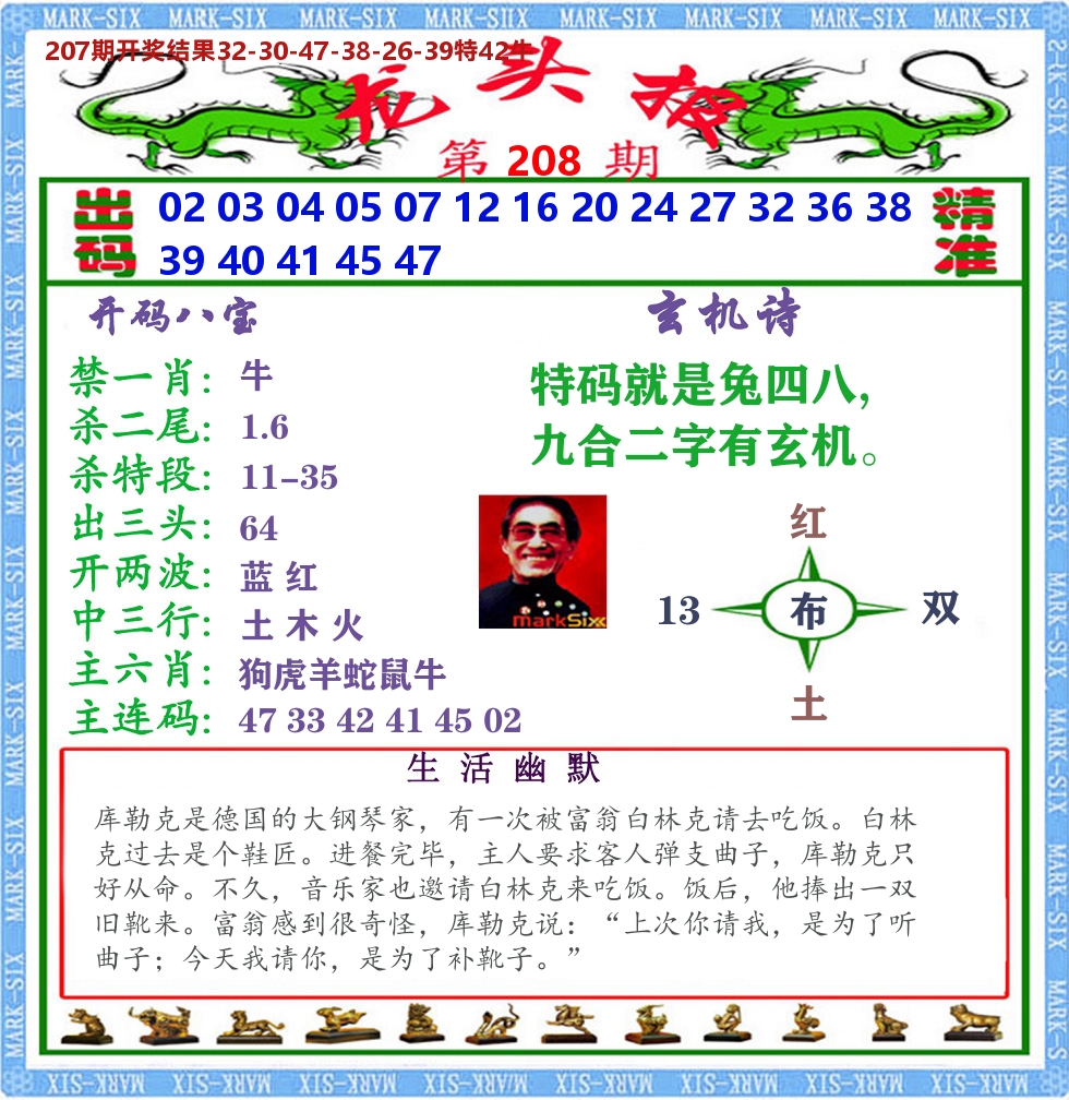 澳门龙头报 第208期