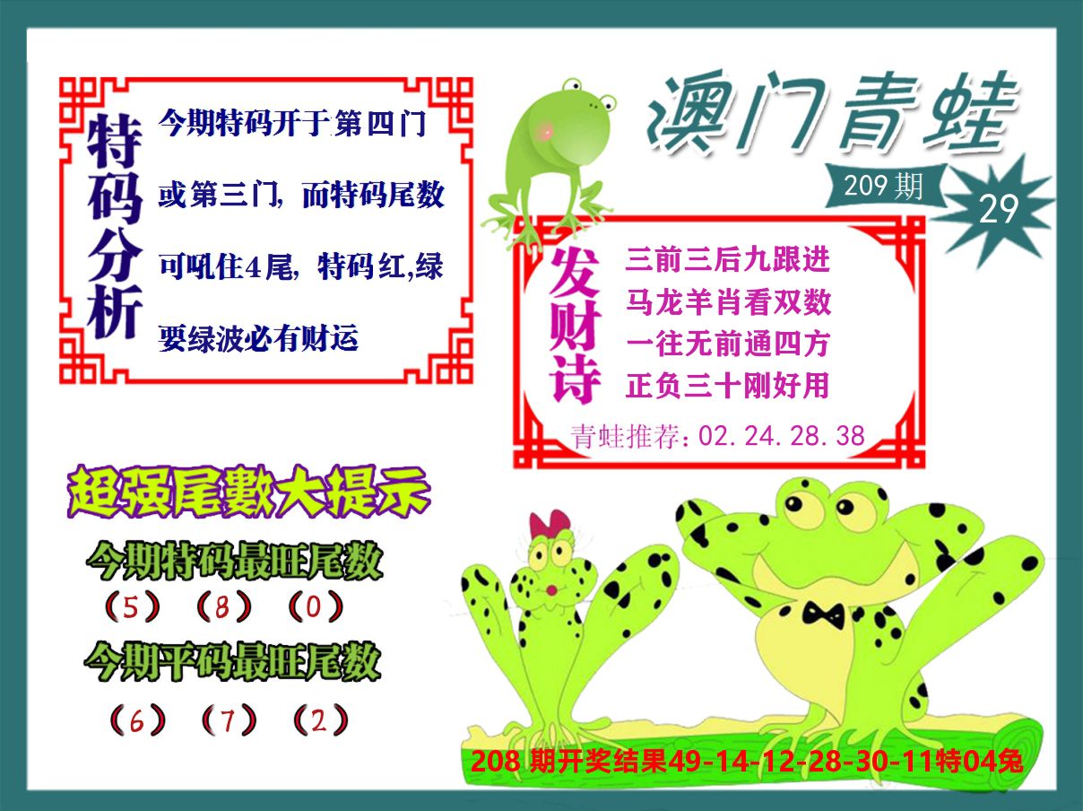 青蛙系列29 第209期