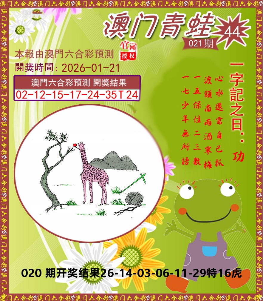 青蛙系列44 第21期