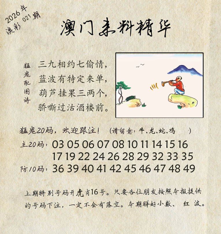 精华来料 第21期