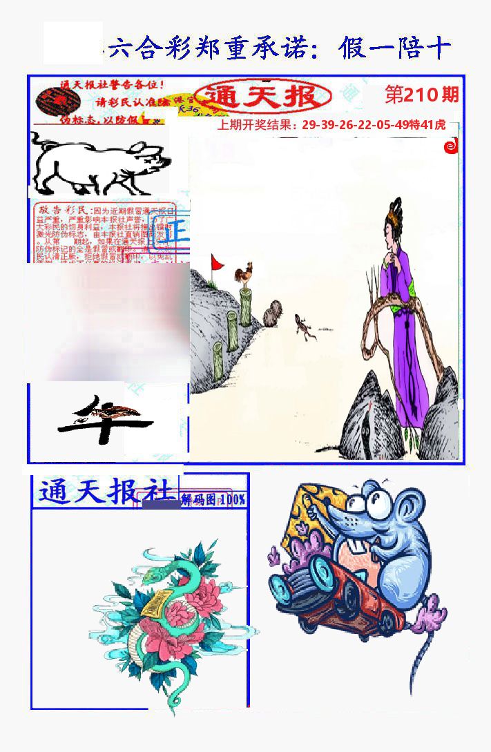 通天报 第210期