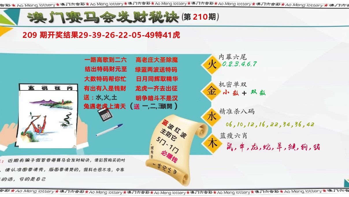 发财秘诀 第210期