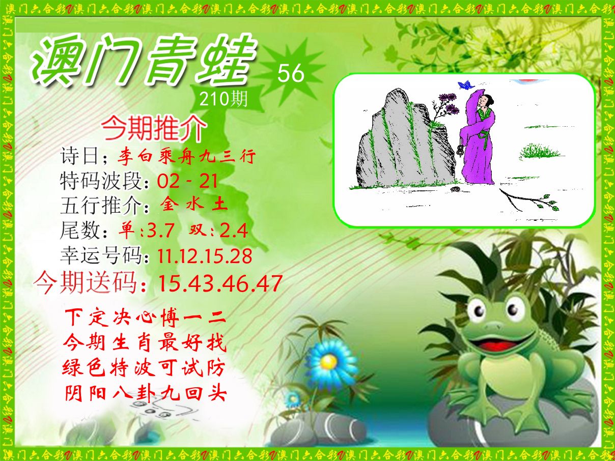 青蛙系列56 第210期