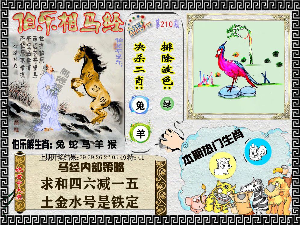 伯乐相马经 第210期