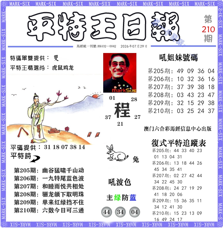 平特王日报 第210期