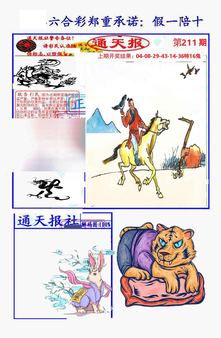 通天报 第211期