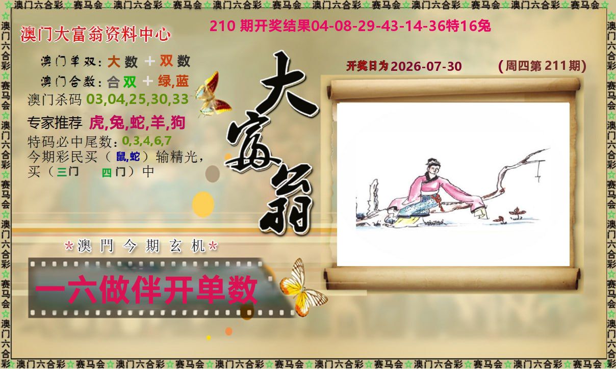新大富翁 第211期