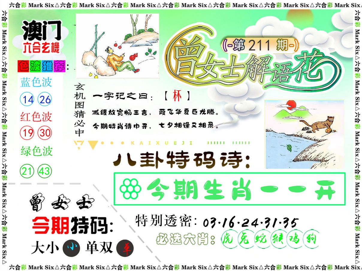 曾女士解语花 第211期