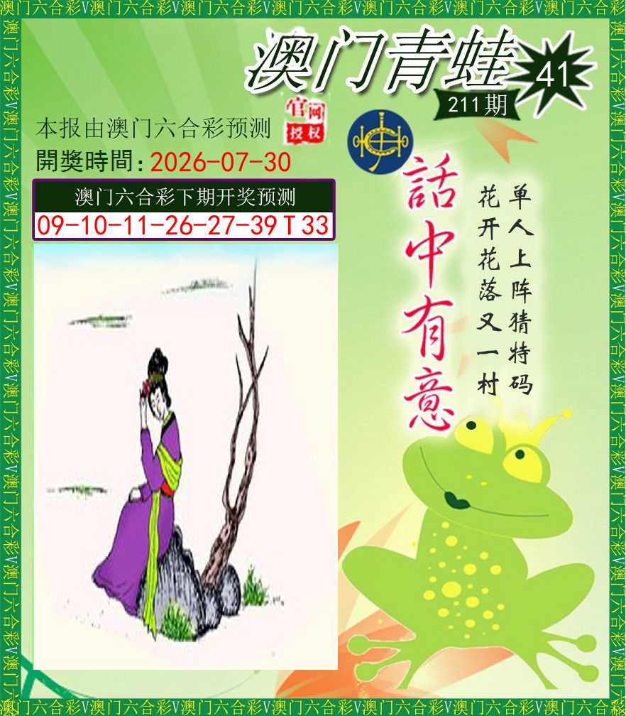 青蛙系列43 第211期