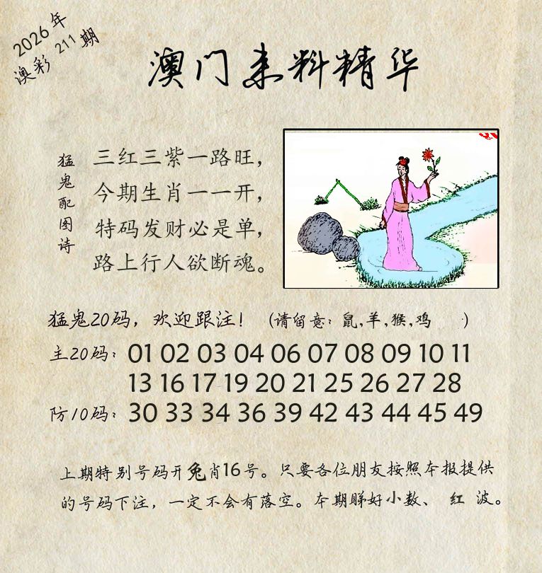 精华来料 第211期