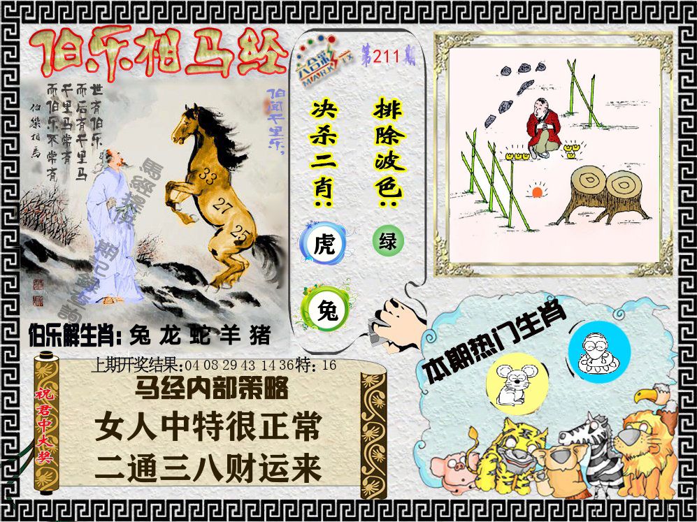 伯乐相马经 第211期