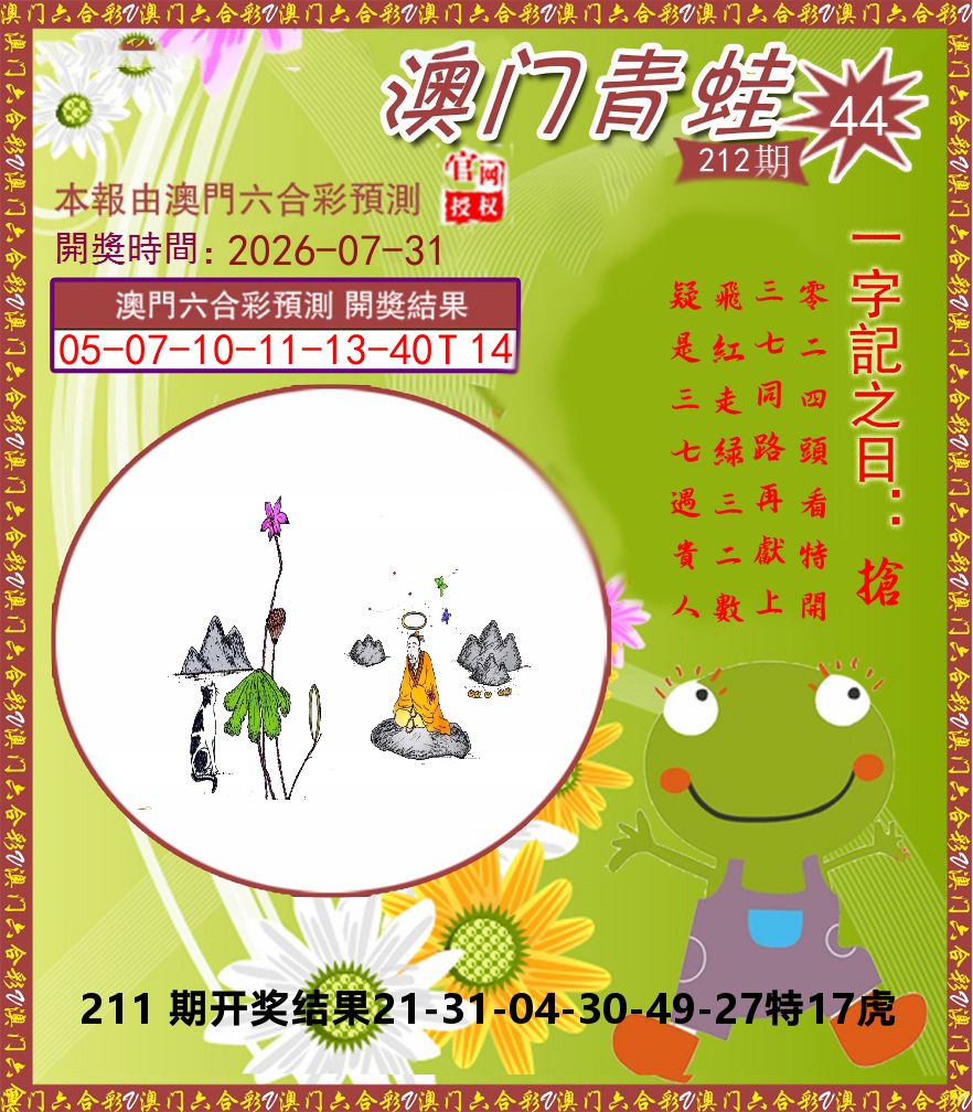 青蛙系列44 第212期