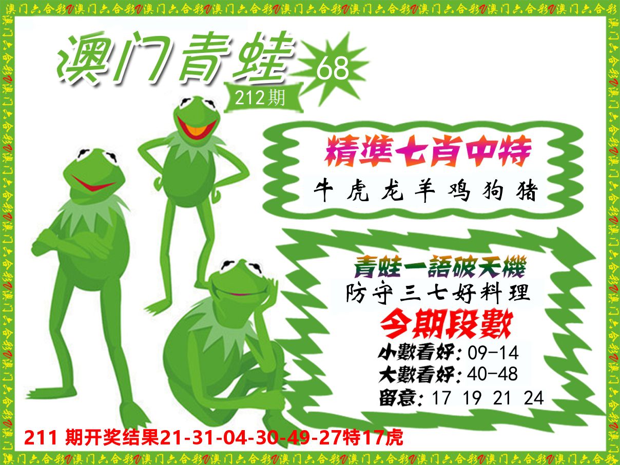青蛙系列68 第212期