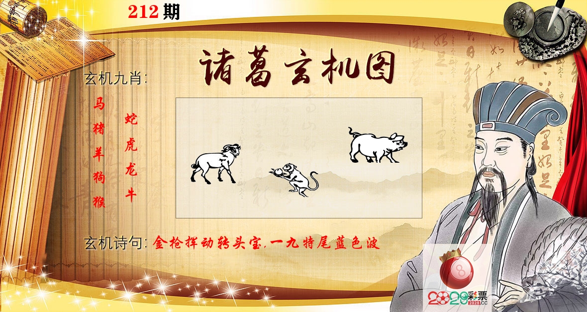 诸葛玄机图 第212期