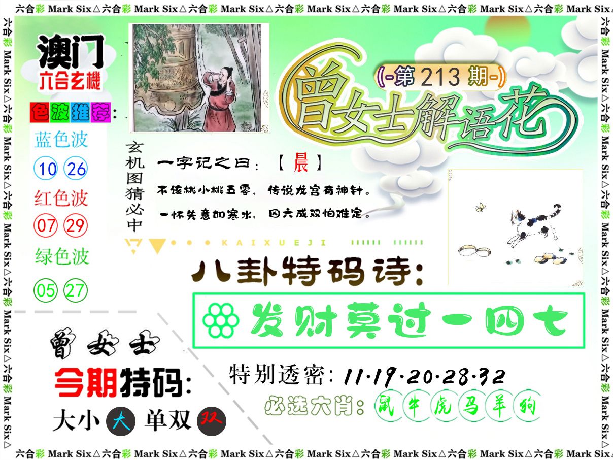 曾女士解语花 第213期