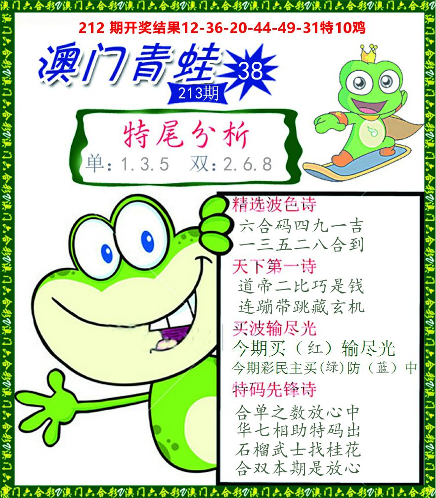 青蛙系列38 第213期