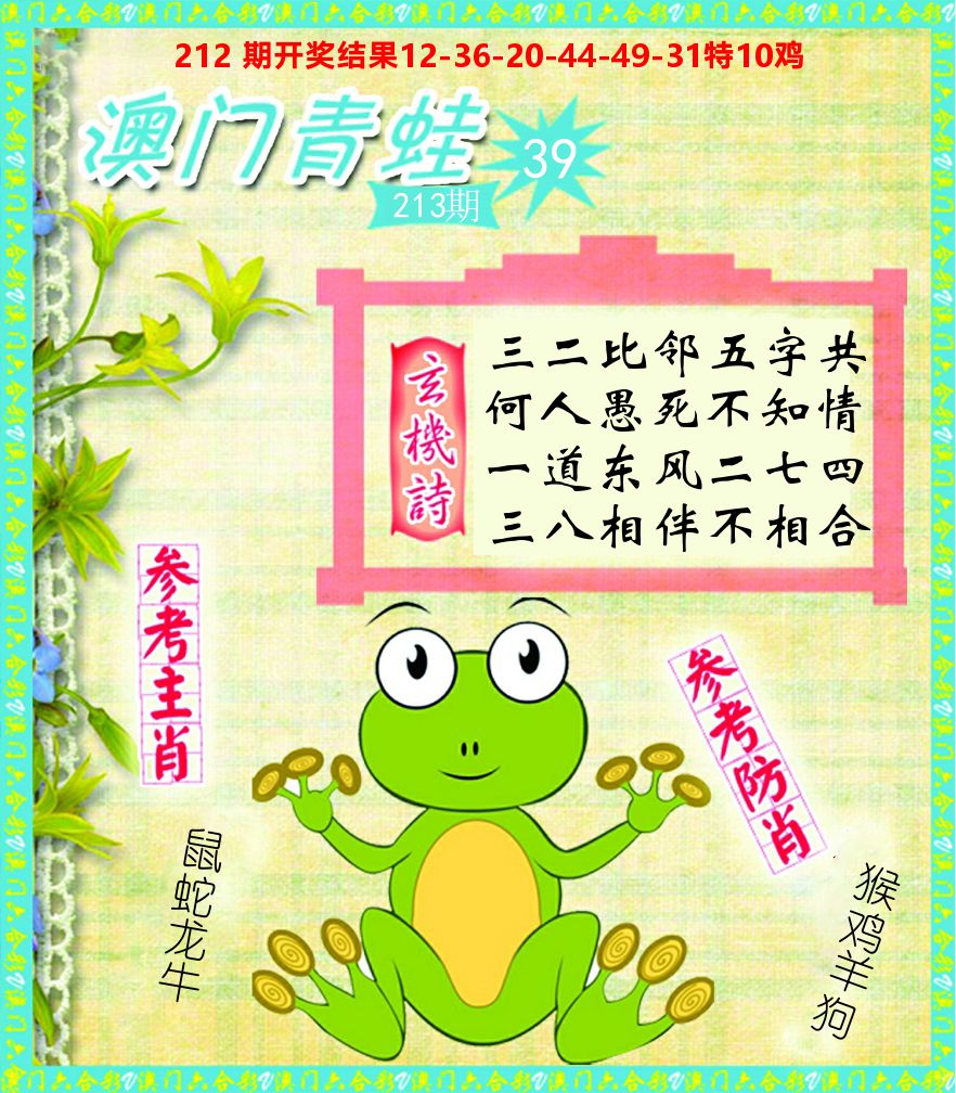 青蛙系列39 第213期