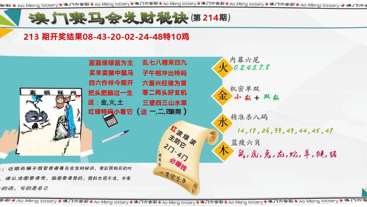 发财秘诀 第214期