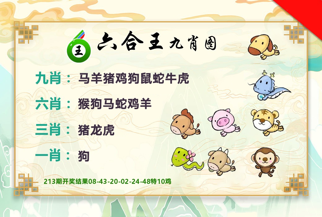 六合王九肖图 第214期