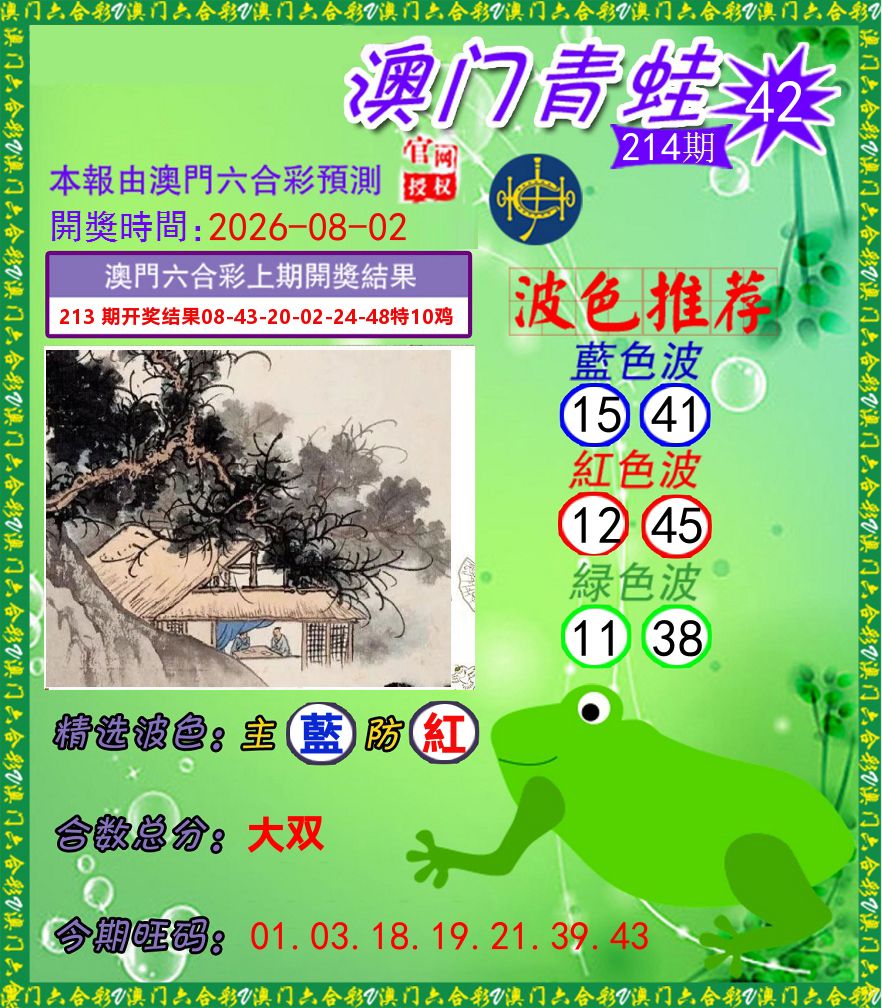 青蛙系列42 第214期